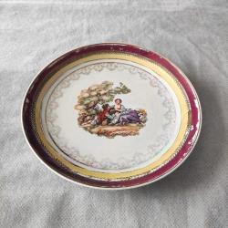 Sümerbank Porselen Resimli Servis Tabağı