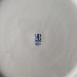 Sümerbank Porselen Resimli Servis Tabağı