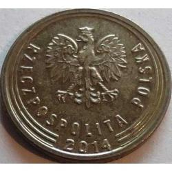 Polonya 5 Groszy 2014 - Ça - Yeni Nesil Çelik Üzeri Pirinç Kaplama Para