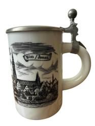 Alman Seramik Bira Bardağı – Ulm / Donau