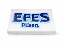 Vintage Efes Pilsen ışıklı tabela  Sıfır  Kullanılmamış çok iyi durumda Detaylı resimler eklidir Koleksiyon Dekorluk Kaide pleksi Yazılar plastik ve metal