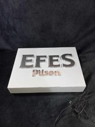 Vintage Efes Pilsen ışıklı tabela  Sıfır  Kullanılmamış çok iyi durumda Detaylı resimler eklidir Koleksiyon Dekorluk Kaide pleksi Yazılar plastik ve metal