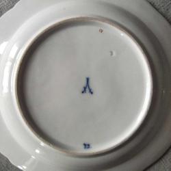 Altın Yaldızlı Meissen Marka Tabak