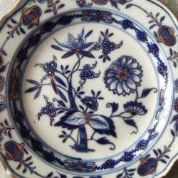 Altın Yaldızlı Meissen Marka Tabak