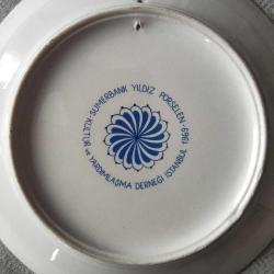 Sümerbank Porselen ATATÜRK Görselli Duvar Tabağı