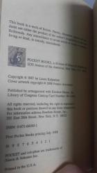 CRESCENDO ©1987.. Laura Kalpakian.. (POCKET BOOKS / first print-1988).. (kurutulmuş çiçeğiyle).. orijinal kapak .. Nostalgic Bookshelf