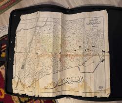 Nadir Osmanlıca İzmir Şehri ve Limanı Planı - 1/5000 Ölçekli