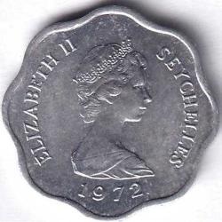 Seyşeller 5 Cent 1972 - Çil - FAO Grow More Food (Yelken Balığı) Parası