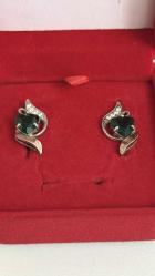 375 DAMGALI 9 AYAR ALTIN PIRLANTA KÜPE