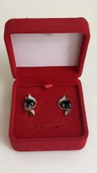 375 DAMGALI 9 AYAR ALTIN PIRLANTA KÜPE