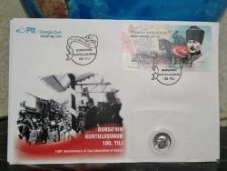 Bursa temalı Özel Gün Zarf Özel Folder'ında Pullu, Damgalı ve 1982 yılı 1 Lira ve ÇİL  (Özel Koruma Föyünde Gönderilecektir)