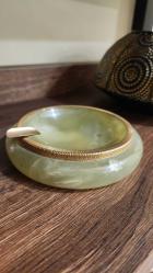 vintage onyx mermer dekoratif kültablası