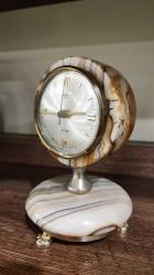 vintage onyx mermer masa saati