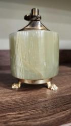 Vintage onyx mermer masa çakmağı