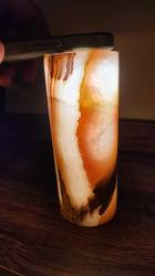 Vintage onyx mermer kalemlik 15 cm