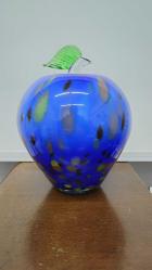 Murano koparma cam büyük boy elma  21x16 cm