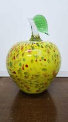 Murano koparma cam küçük boy elma  17x12 cm
