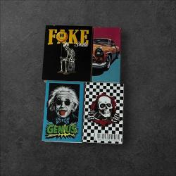 4 Adet Güzel Görselli Kibrit (İçi Doludur)