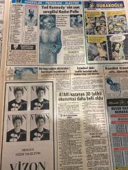 TAN GAZETESİ DOĞUM GÜNÜ HEDİYESİ (TURKISH NEWSPAPPER) - 13 EYLÜL 1983 - SADECE 4 SAYFADIR -Gül Bayar-Mehmet Şehirli-Ayten Kaçmaz-Turgay Kaçmaz-Hasan Ergün-Katerin-Zeki Müren-Selami Şahin-Bayan Özal-Nilgün Gökdeniz-Ömer Balıkstırı-Tina-Marilyn Monroe-Dieter-Ursula-İbrahim Tatlıses-Banu Demir-Ted Kennedy-Angie Dickinson-Semra Özal-Haydi 150 bini ver sevişmeye başlayalım-Kendisini aldatan kocasını kaynar su ile haşladı-Margaret Türkiyeyi bira ile içince çarpıldı-TAN Avrupada da mı çıkıyor-Aşk beni genç tutuyor-Zeki Müren muhteşem konserin yorgunluğunu denizde çıkarıyor-Ted Kennedynin son sevgilisi Kadın Polis-Almanlar tecavüz şampiyonu-Trafiği birbirine kattı-Parasını çalıp sevdiği adama hediyeler aldı karısını öldürdü-Balayı bitti