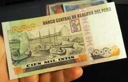 1989 PERU 100.000 İNTİS ÇİL