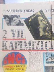 Tercüman İnci Gazetesi - Turkish Newspaper - 10 Mayıs 1970 - 1972 yılına kadar yıldızların günleri - Fatma Girik fotoğraf - Hülya Koçyiğit fotoğraf - Cüneyt Arkın fotoğraf - Kartal Tibet fotoğraf - Türkan Şoray fotoğraf - Mağrur Kadın başrolde Türkan Şoray Ekrem Bora Süleyman Turan Leman Akçatepe Foto Roman - futbolcu avcıları çalışma izni alamadılar - Şu bahsettiğimiz ölü başrolde Müşfik Kenter Serpil Örümcer Foto Roman - rüyalarınız karakteriniz talihiniz Astro Grafoloji uzmanı hizmetinizde - ünlü davulcu Durul Gence açıkladı topluluğum dağılmayacak - tarihi aşk ve macera romanı Kleopatra yazan Murat Sertoğlu - bizim evin yemeğinde samimi bir grup Muammer Çavuşoğlu Samet Ağaoğlu Emin Kalafat İhsan Çavuşoğlu gazetemizin sahibi Kemal Ilıcak ve eşi Nazlı Ilıcak Fotoğrafı - Celal Bayar kızı ve torunları ile Fotoğrafı - Genç İş adamlarımızdan Fazıl kaçar evlendi Fotoğrafı - Beyböri başrolde Salih Güney Müjgan Ağralı Aynur Aydan ve Tanju Şakar Foto Roman - Halit Kıvanç sunar