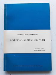 DEFTERDAR SARI MEHMET PAŞA DEVLET ADAMLARINA ÖĞÜTLER ( 1658 )