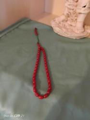 Osmanlı benzetme tespih (kehribar, reçine, damla gibi bir şey, sentetik.)