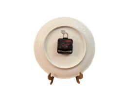 fransız limoges jaz porselen duvar saati - 25 cm çapında