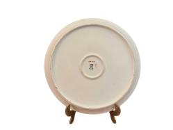 meissen damgalı mehun el boyaması porselen sunumluk  tepsi - 22 cm çapında.