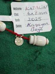 KATALİN, KANAYAN BAGA, 6*8 MM MÜKEMMEL BİR TESBİH. BİLEKBOY.