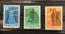 1974 SPOR KONULU SÜREKLİ SERİ DAMGASIZ MNH p469b