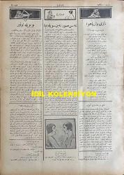 Osmanlıca Karagöz Mizah Dergisi-Gazetesi, Orijinal Dönem Basım, (Ottoman Magazine-Newspaper-Journal Illustré Cara-Gueuz) - 1 Mayıs 1926 - Sayı: 1891 - Siyaset Köprüleri 