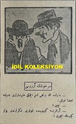 Osmanlıca Karagöz Mizah Dergisi-Gazetesi, Orijinal Dönem Basım, (Ottoman Magazine-Newspaper-Journal Illustré Cara-Gueuz) - 1 Mayıs 1926 - Sayı: 1891 - Siyaset Köprüleri 