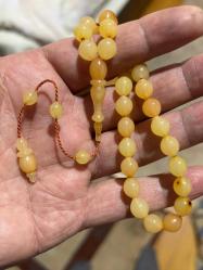 Orjinal habbeden Harun ocakbaşı işçilikli Osmanlı sıkma tespih