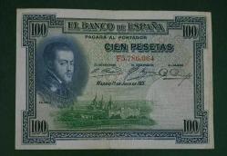 İspanya 1925 100 Pesatas