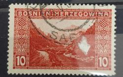 Bosna Hersek 1906 Avusturya Macaristan yonetimi - damgalı