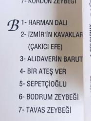 Zeybekler Müzik Kaseti