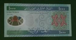 Moritanya 2014 1000 Ouguiya Çil Polymer