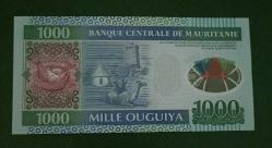 Moritanya 2014 1000 Ouguiya Çil Polymer