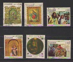 Tablo - Resim - El sanatları temalı  damgalı pul veya seri