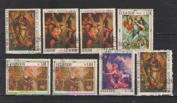 Tablo - Resim - El sanatları temalı  damgalı pul veya seri