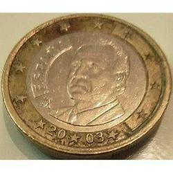 İspanya 1 Euro 2003 - Kral I. Juan Carlos Portreli Madeni Para