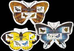 SRI LANKA 2022 SRI LANKA’YA ÖZGÜ KELEBEKLER - 3’LÜ SET MNH