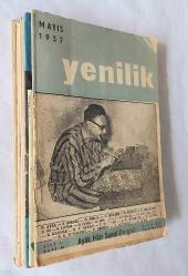 YENİLİK Aylık Fikir ve Sanat Dergisi, 1954 - 1957, Sayı: 4, 6, 7, 8, 10, 25, 33, 55 [8 ADET]