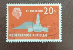 Hollanda Antilleri - damgalı