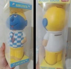 Şirinler şirin kumbara oyuncak koleksiyon dekor hediye nostalji tasarım vintage retro. Sıfır paketli ürün 3 parçaya bölünür her parça kumbara olarak kullanılır