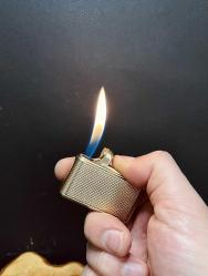 JBELO İBELO M23 MODELİ MİNİ COLİBRİ S23 ALTIN KAPLAMA ESKİ GAZLI ÇAKMAK