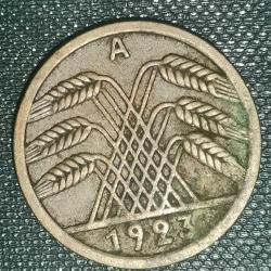 ALMANYA 1923 A    5  RENTENPFENNIG
