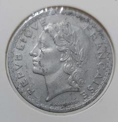1945 FRANSA 5 FRANK 9.NADİR BASKI ORİJİNAL MADENİ PARASI ĞĞ2NN1 NADİRDİR