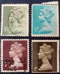 LOT.5 » -5- İngiltere - Kraliçe Elizabeth Pul Serisi